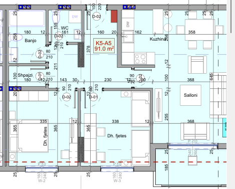 Banesa K5-A5 - 91.0m²