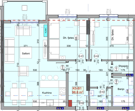 Banesa K5-B1 - 96.6m²