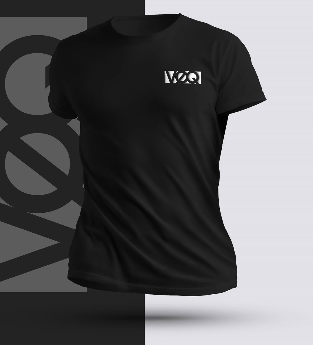 Black T-Shirt Front (Mannequin)